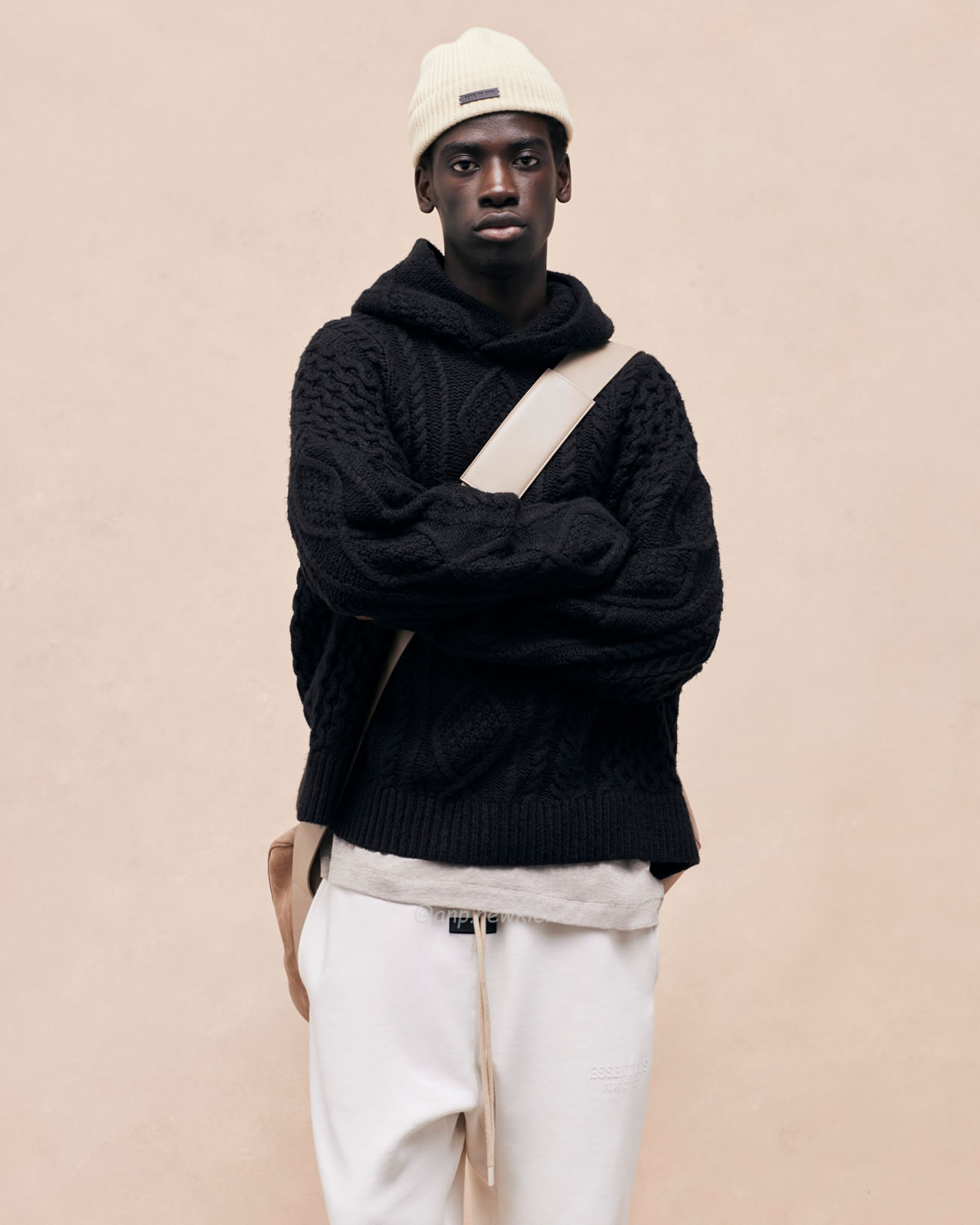 Fear Of God Essentials Fog 23fw New Collection Of Hooded Sweaters In Black Elephant White Beige White S Xl (8) - newkick.cc